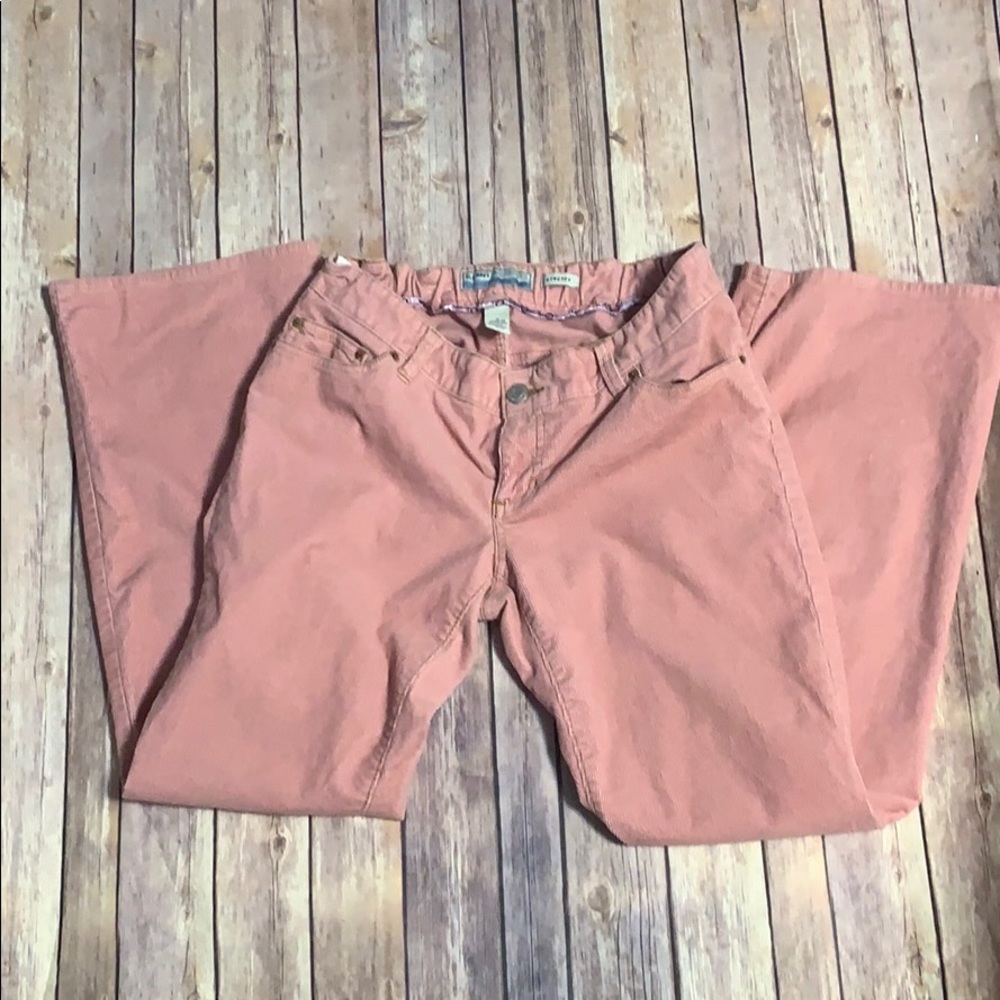 Old navy corduroy pink maternity pants